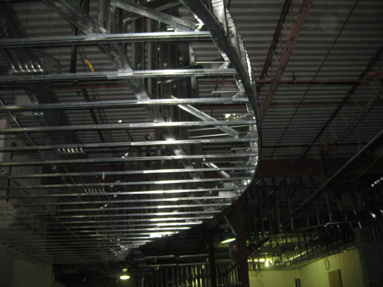 Ceiling, Bulkhead, and Wall using Steel Studs Solid Structural Design Ltd.