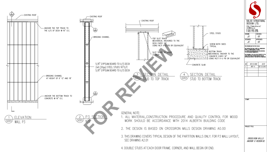 Stud Wall – Solid Structural Design Ltd.