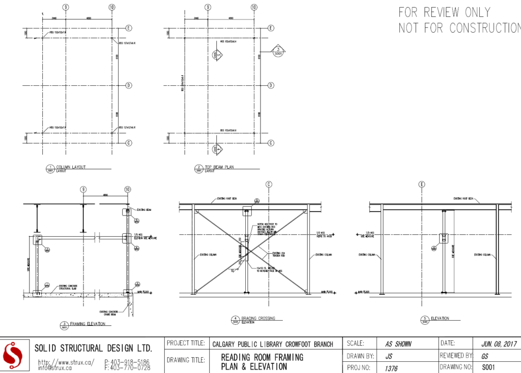 Library Reading Room Steel – Solid Structural Design Ltd.